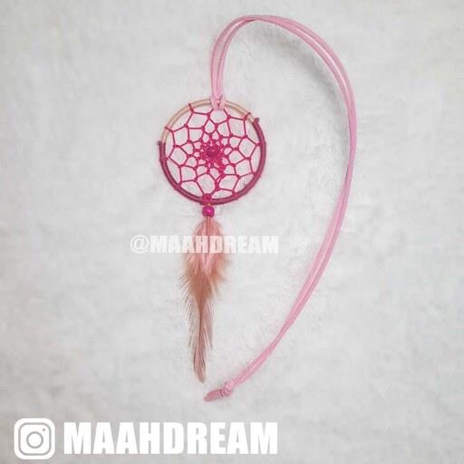 گردنبند دریم کچر صورتی 2رنگ ماه فام و ماه دریم